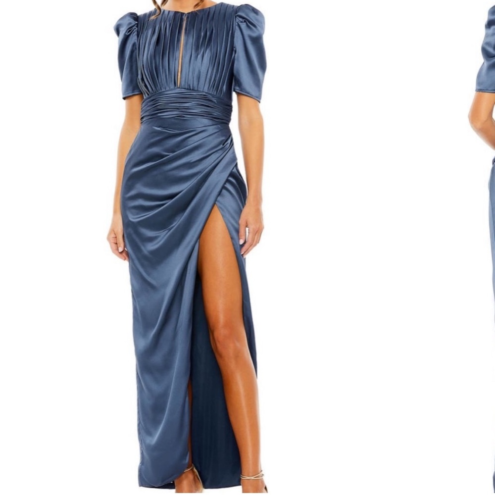 Mac Duggal- size 4 - one minor stain that is not noticeable. Picture provided